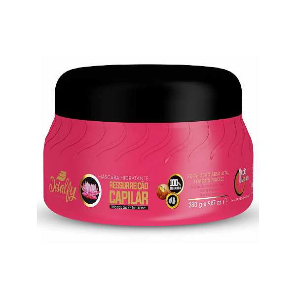 Desalfy Máscara Hidratante Linha Ressurreição Capilar 280g
