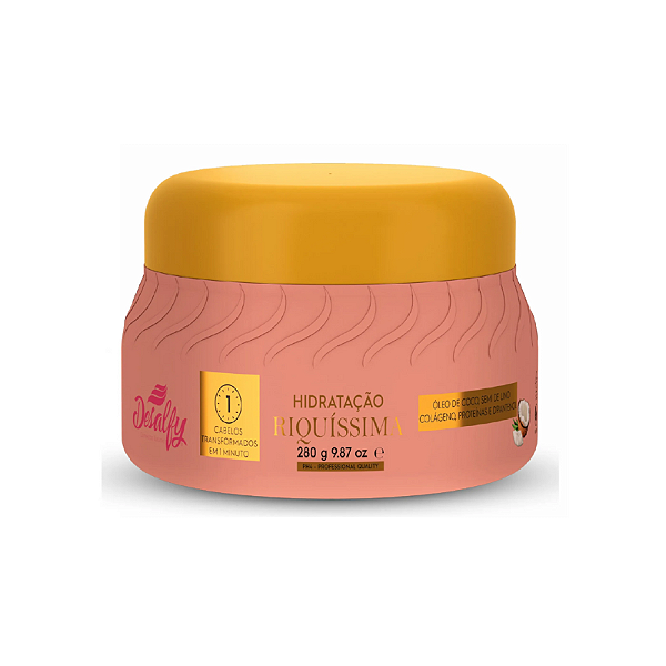 Desalfy Máscara Hidratante Riquíssima Óleo de Coco 280g