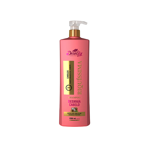 Desalfy Shampoo Riquíssima Óleo de Côco 1L