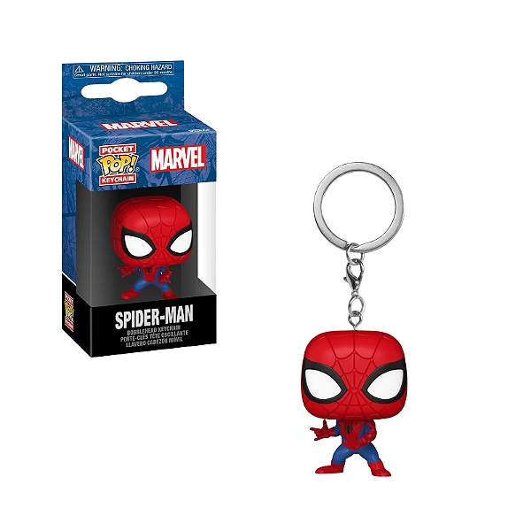 Funko Pocket Pop Keychain Spider-Man Chaveiro Marvel