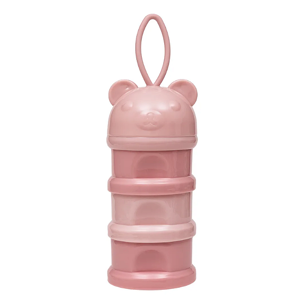 Buba Kit 3 Potes Empilháveis Ursinho Rosa