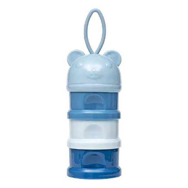 Buba Kit 3 Potes Empilháveis Ursinho Azul