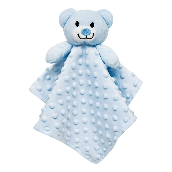 Buba Naninha Ursinho Azul Algodão Doce Toque Macio
