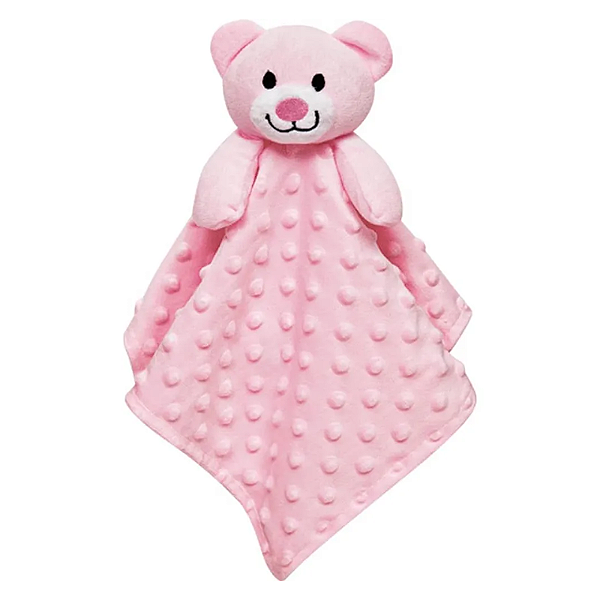Buba Naninha Ursinho Rosa Algodão Doce Toque Macio