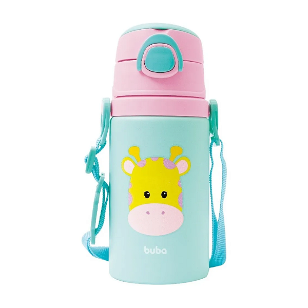 Buba Garrafinha de Alumínio Fun Animais Girafa