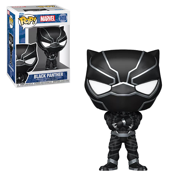 Funko Pop Black Panther 1418 Pantera Negra Vingadores Marvel