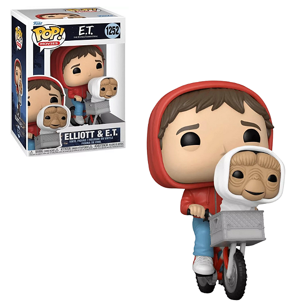 Funko Pop Elliot e E.T. 1252 E.T. The Extraterrestrial