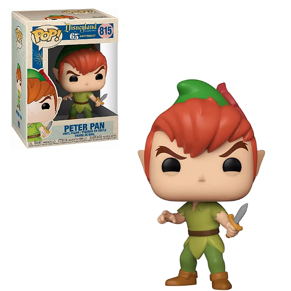 Funko Pop Peter Pan 815 Edição 65 Anos Disneyland Disney