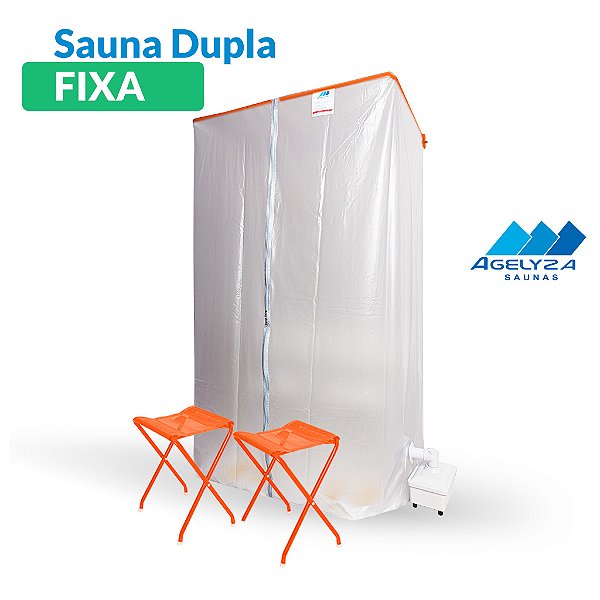 Sauna Residencial Dupla Fixa