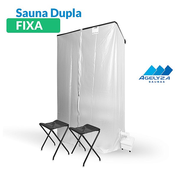 Sauna Residencial Dupla Fixa