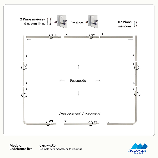 Estrutura para Saunas