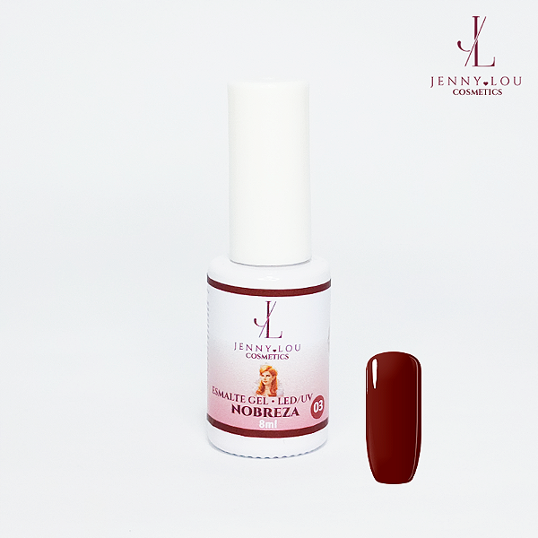 Esmalte em Gel Led/UV Nobreza 8ml Jenny Lou Cosmetics