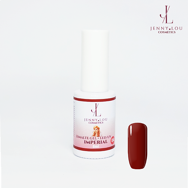 Esmalte em Gel Led/UV Imperial 8ml Jenny Lou Cosmetics
