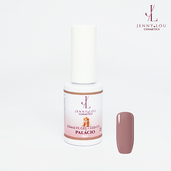 Esmalte em Gel Led/UV Palácio 8ml Jenny Lou Cosmetics