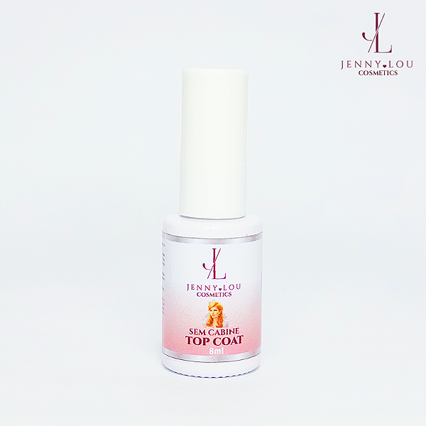Top Coat Sem Cabine 8ml Jenny Lou Cosmetics