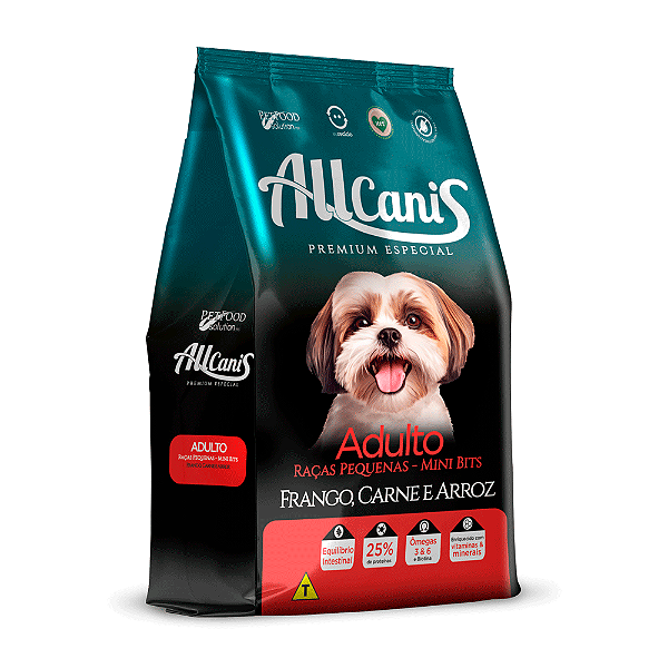 Ração Allcanis Adulto Porte Pequeno 15kg
