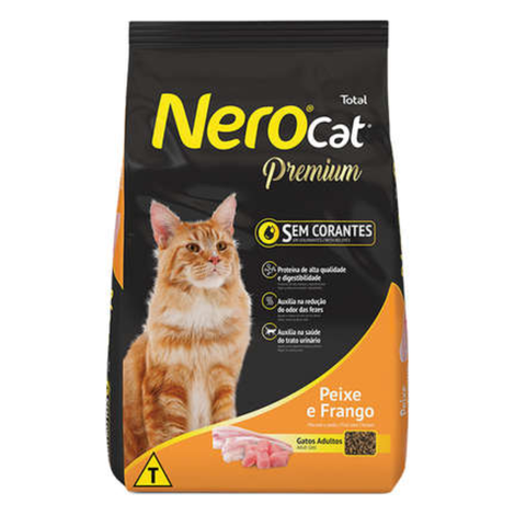 Ração Nero cat Adulto Peixe e Frango