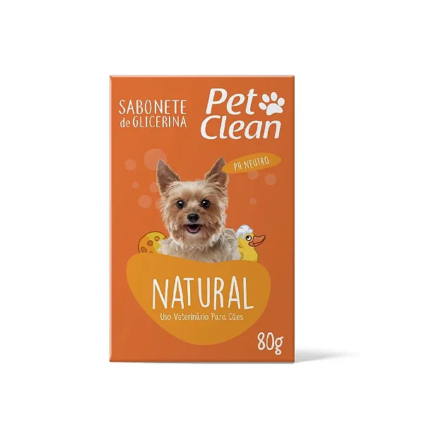 Sabonete Natural Pet Clean 80g