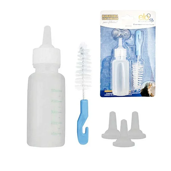 Mamadeira com limpador para Filhotes