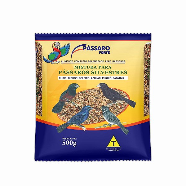 Mistura Para Silvestres Pássaro Forte 500g