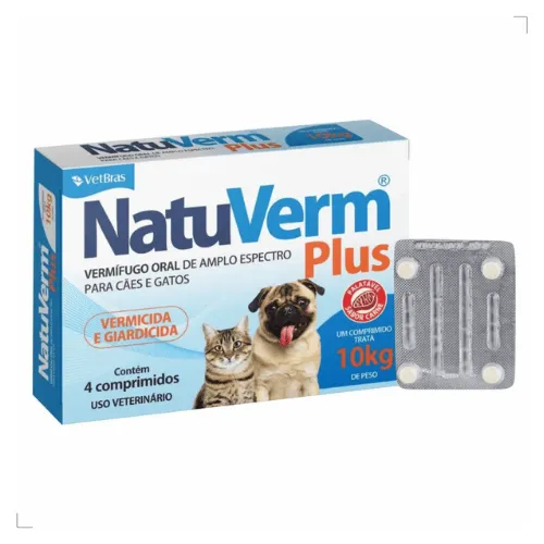 NatuVerm Plus 10kg 4cp