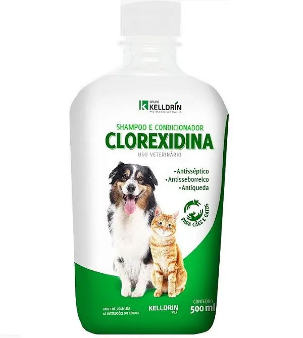 Shampoo e Condicionador Clorexidina 500ml