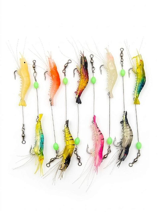 Isca Artificiais Silicone Camarão