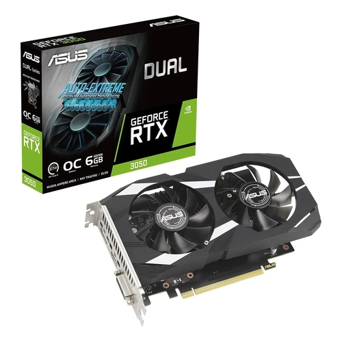 PLACA DE VIDEO 6GB NV RTX 3050 GDDR6X 90YV0K61-M0NA00 ASUS