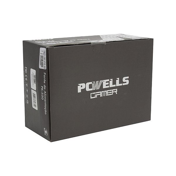 FONTE ATX 500W REAL PK-550 C/CABO PCWELLS KMEX