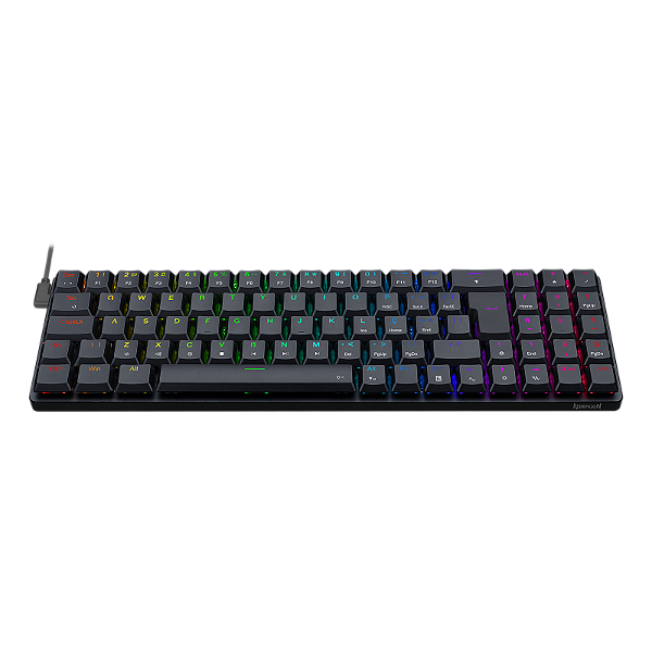 TECLADO MEC. PERFIL BAIXO ASHE RGB S. MARROM K626-KB PTO REDRAGON