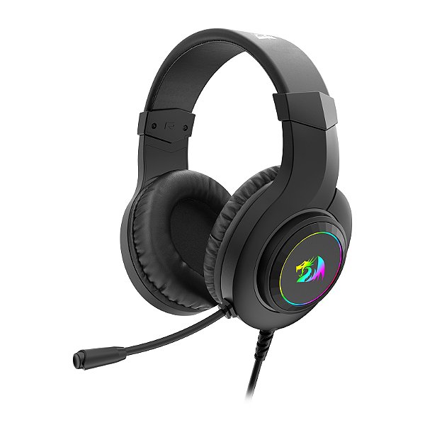 HEADSET GAMER USB HYLAS RGB PTO H371-RGB REDRAGON