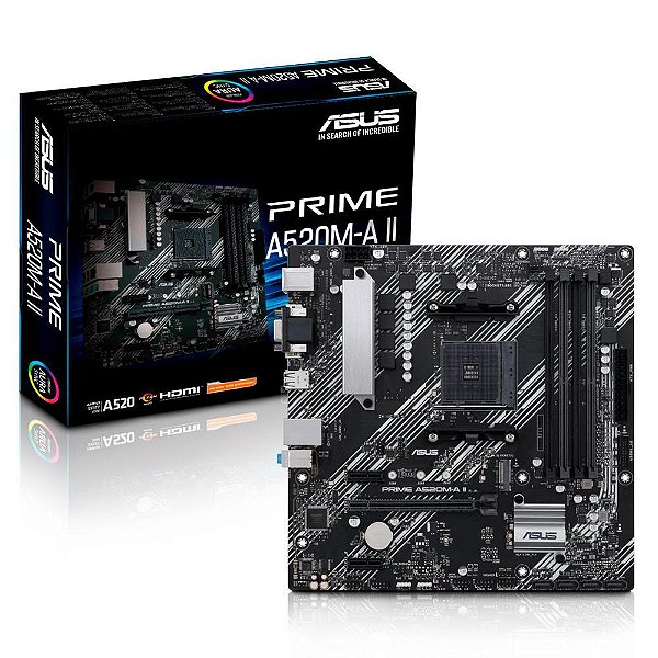 PLACA MAE AM4 PRIME A520M-A II M.2 ASUS
