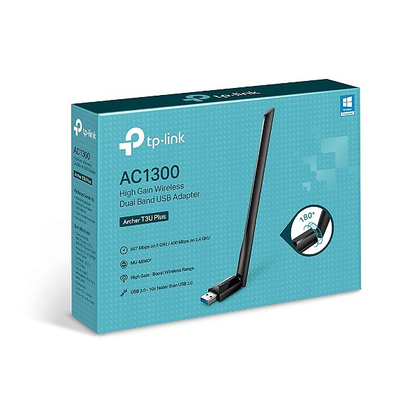 ADAP WIFI USB DUAL BAND AC1300 T3U PLUS TP-LINK