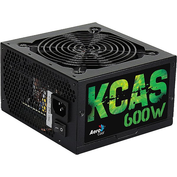 FONTE ATX 600W 80+ BRONZE S/CABO KCAS AEROCOOL