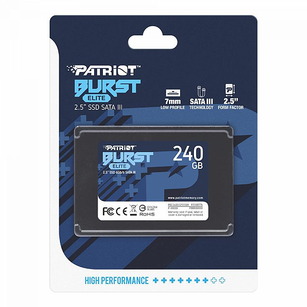 SSD 240GB BURST ELITE 450 / 320 PATRIOT