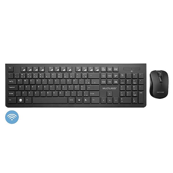 KIT TECLADO e MOUSE SEM FIO TC212 MULTI