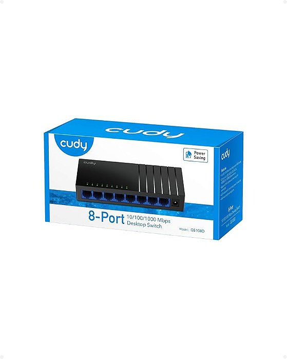 SWITCH 8P GIGABIT 10/100/1000 GS108D CUDY