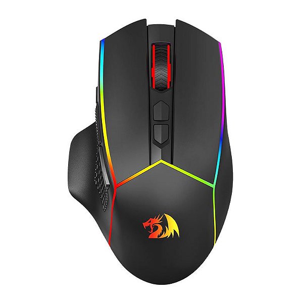 MOUSE GAMER USB AXE PRO M814RGB-PRO PTO REDRAGON