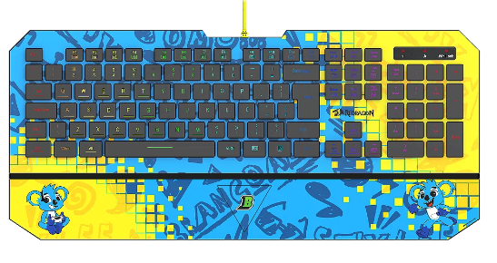 TECLADO GAMER USB BRANCOALA B502RGB REDRAGON