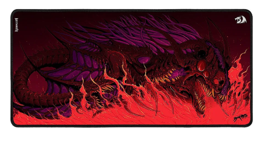 MOUSEPAD GAMER INFERNAL DRAGON SEIRYU 880x420x4mm REDRAGON