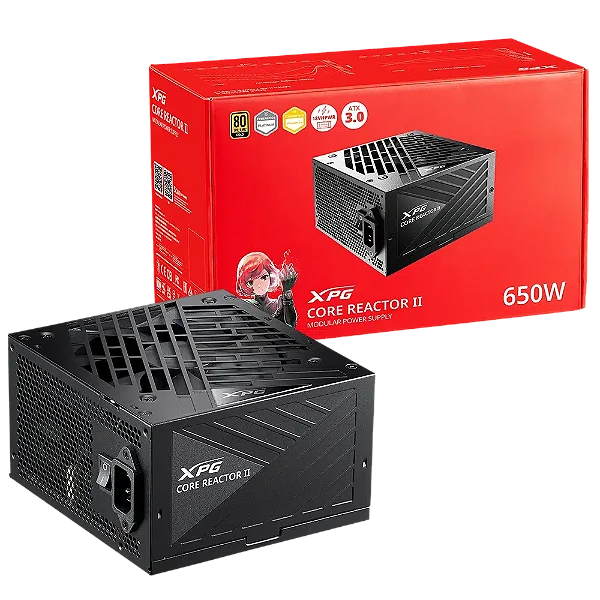 FONTE ATX 650W CORE REACTOR II 80+ GOLD F. MODULAR XPG ADATA