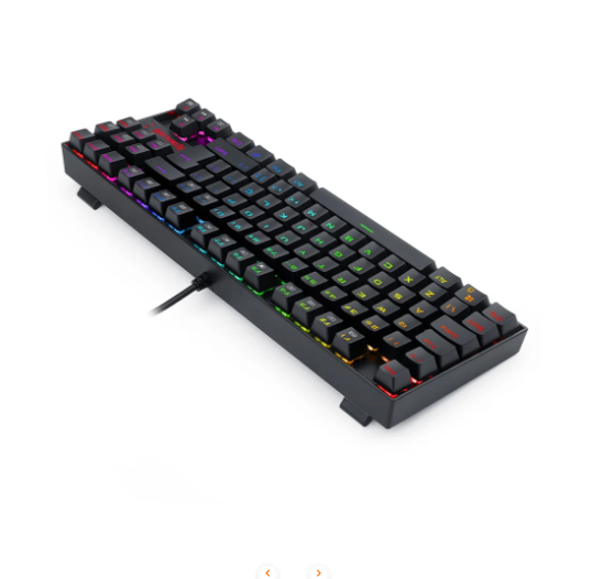 TECLADO MAGNETICO KUMARA PRO PRETO S. MARROM K552RGB-PRO REDRAGON