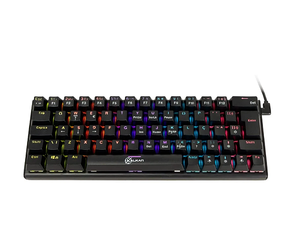 TECLADO MECANICO LOKI 60% PRETO KLK00015 KALKAN