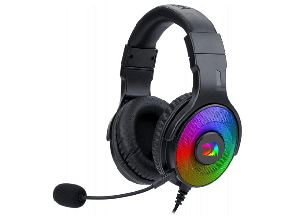 HEADSET GAMER P3 PANDORA 2 RGB PTO H350RGB REDRAGON