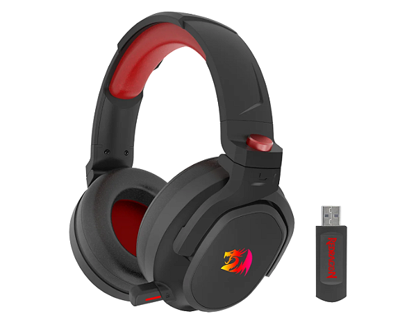 HEADSET GAMER USBC BT WIFI NOMEN PRO PRETO H838-PRO REDRAGON
