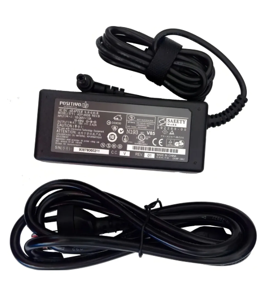 FONTE NOTE POSITIVO LENOVO ASUS TOSHIBA 19v 3.42A 5.5x2.5