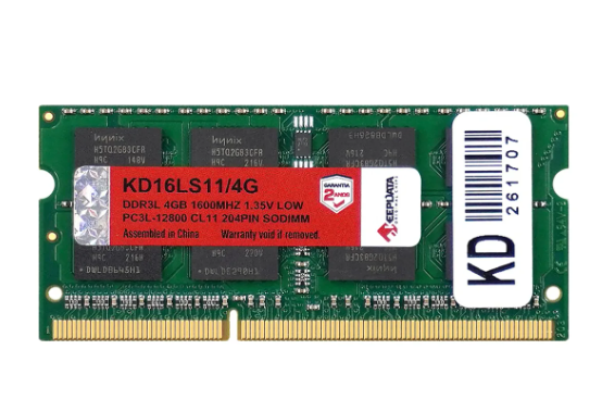 MEMORIA NOTE 4GB DDR3L 1600 KD16LS11/4G KEEPDATA