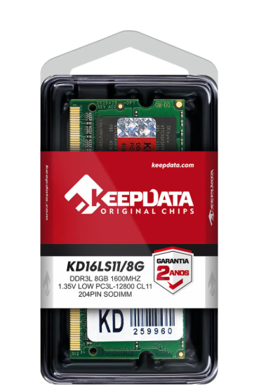 MEMORIA NOTE 8GB DDR3L 1600 KD16LS11/8G KEEPDATA