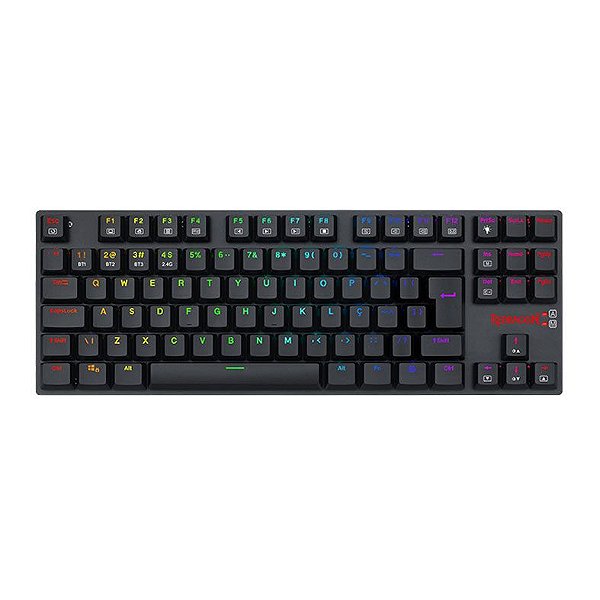 TECLADO MEC APS PRO RGB S. MARROM K607P-KBS REDRAGON