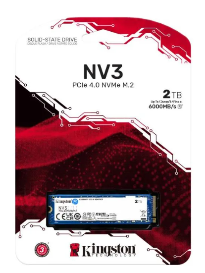 SSD M.2 2TB NVMe 2280 NV3 6000 / 5000 SNV3S/2000G KINGSTON